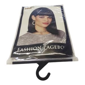 Fashion Pageboy Black Wig